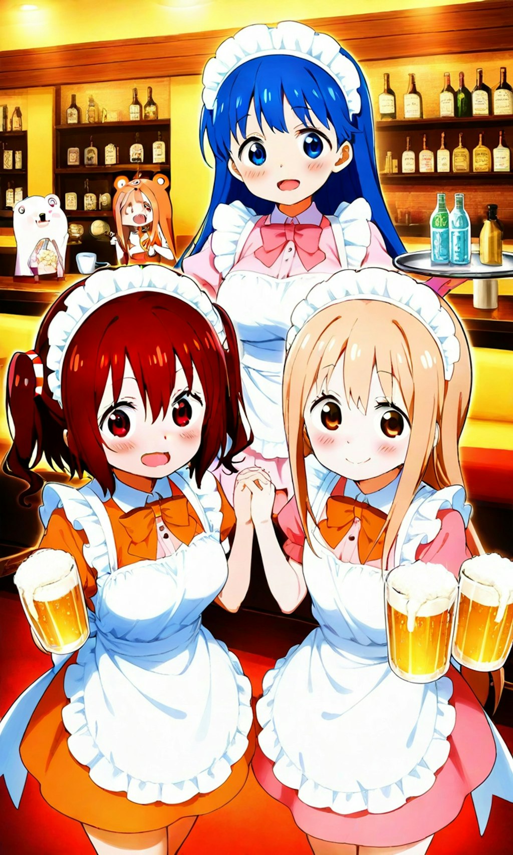 いろんなキャラのバーテンダー。