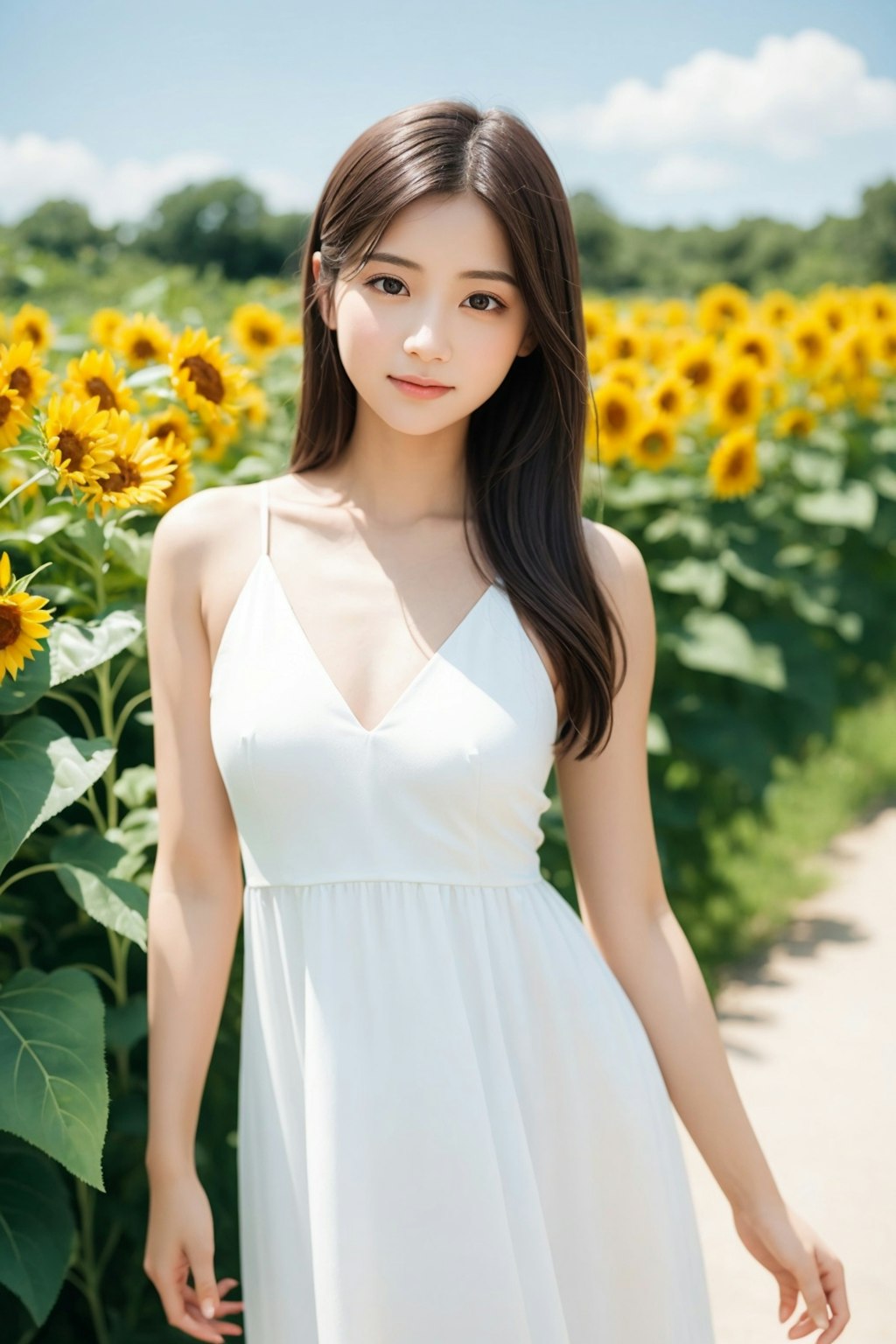G☆Girl#35 ひまわり畑②