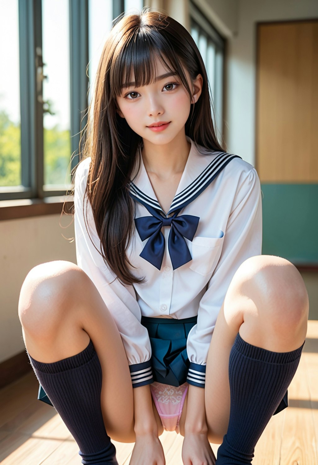 パンツ女子高生19
