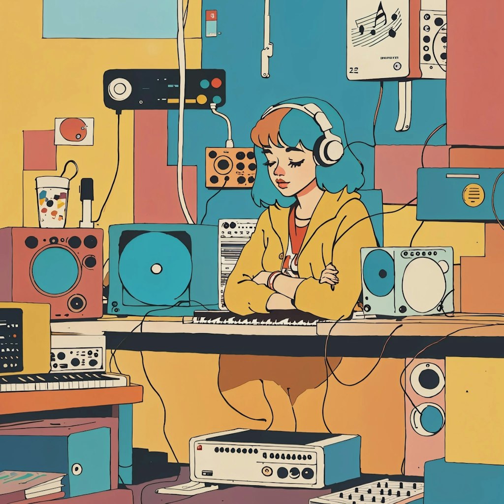 Lo-fi Music & DJ Girl