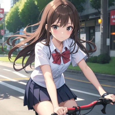 自転車通学の日常