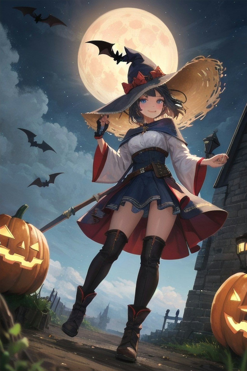 ハロウィンの魔女