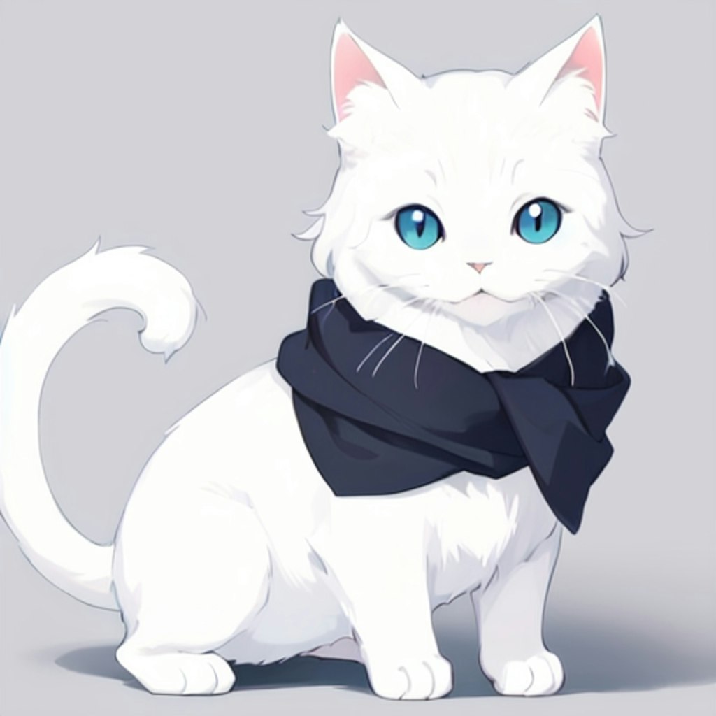 スカーフの猫