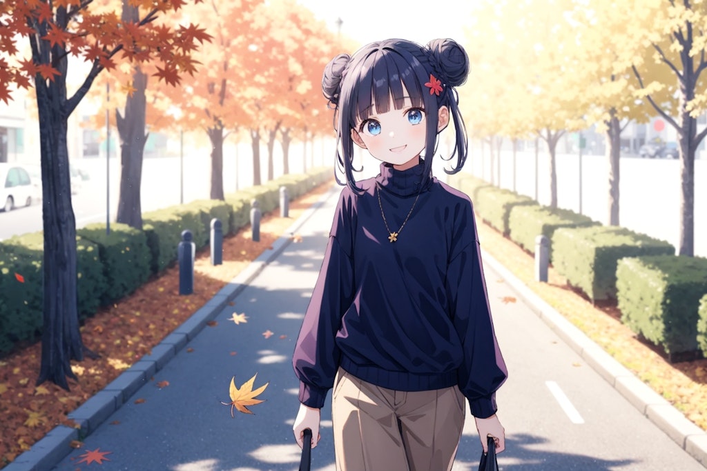 秋のおだんごちゃん🍁🍂🍡✨