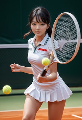 テニス美少女集