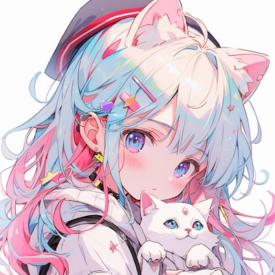pinky cat girl 05 | chichi-pui（ちちぷい）AIイラスト専用の投稿サイト