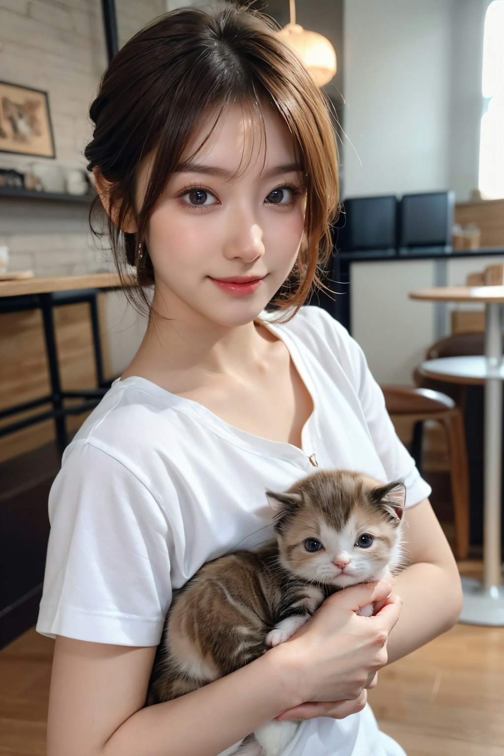 猫と美女