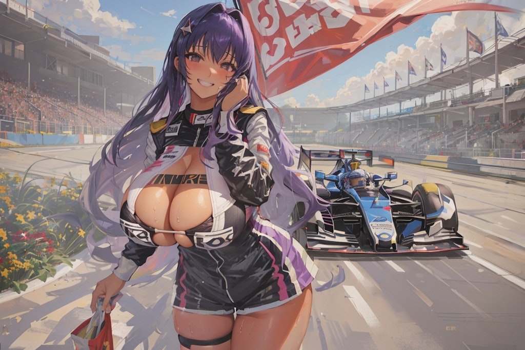 Grid Girl - Purple