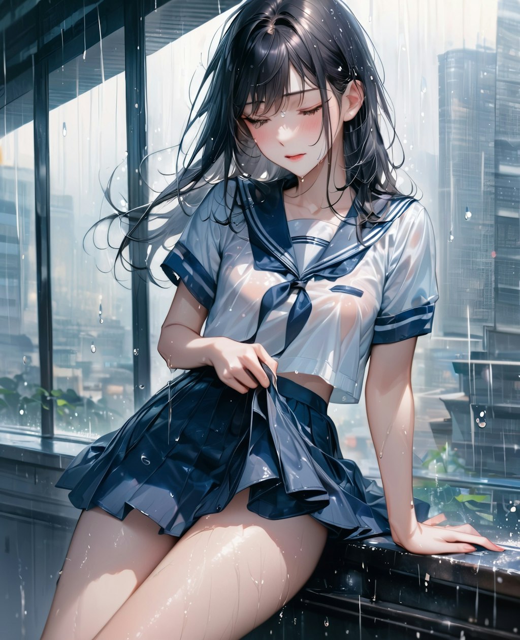 雨宿り