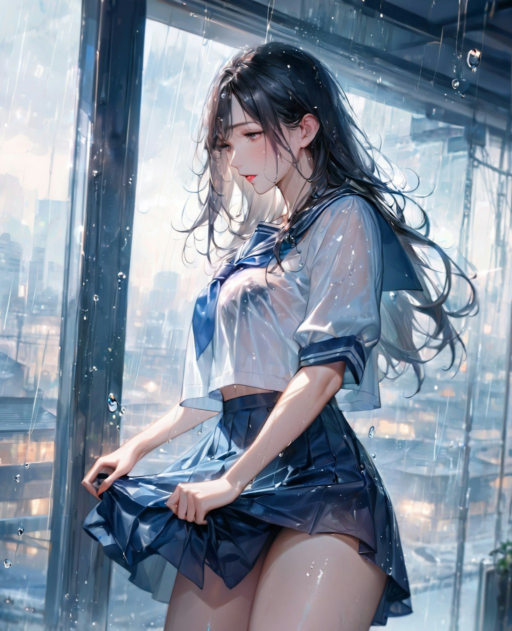 雨宿り