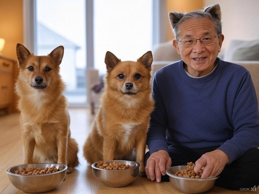 待て対決