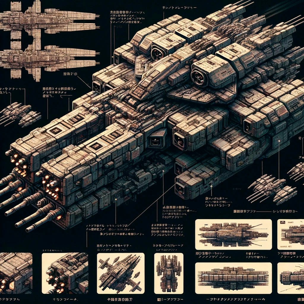 space battle ship