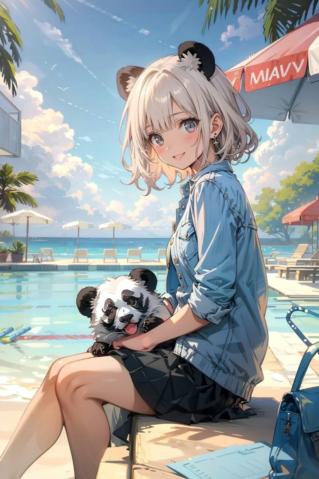 終わりの夏とランラン🐼