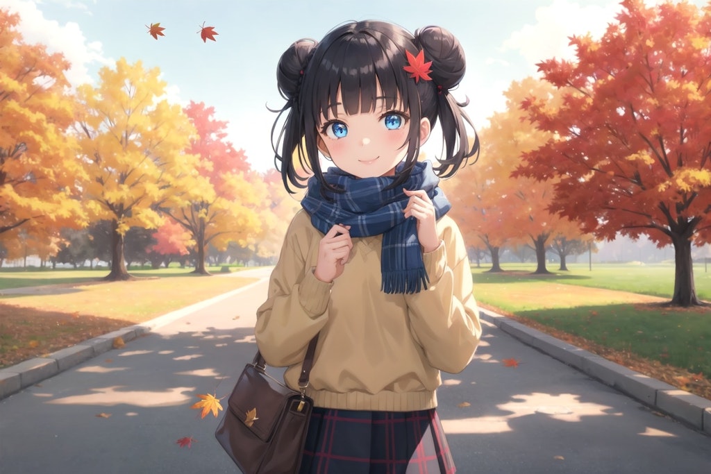 秋のおだんごちゃん🍡🍂🍁✨