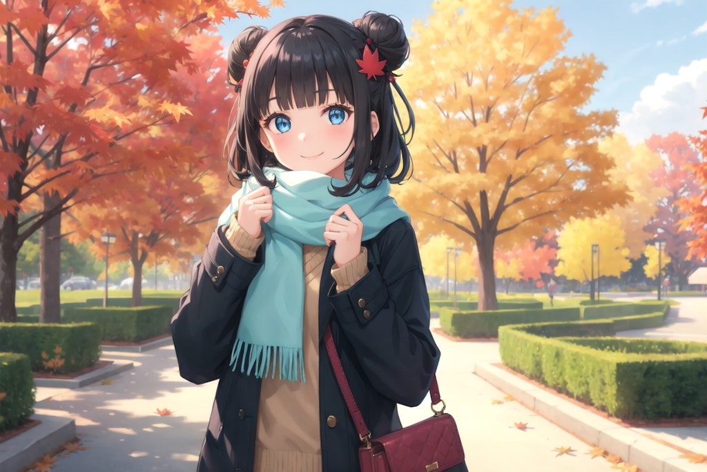 秋のおだんごちゃん🍡🍂🍁✨