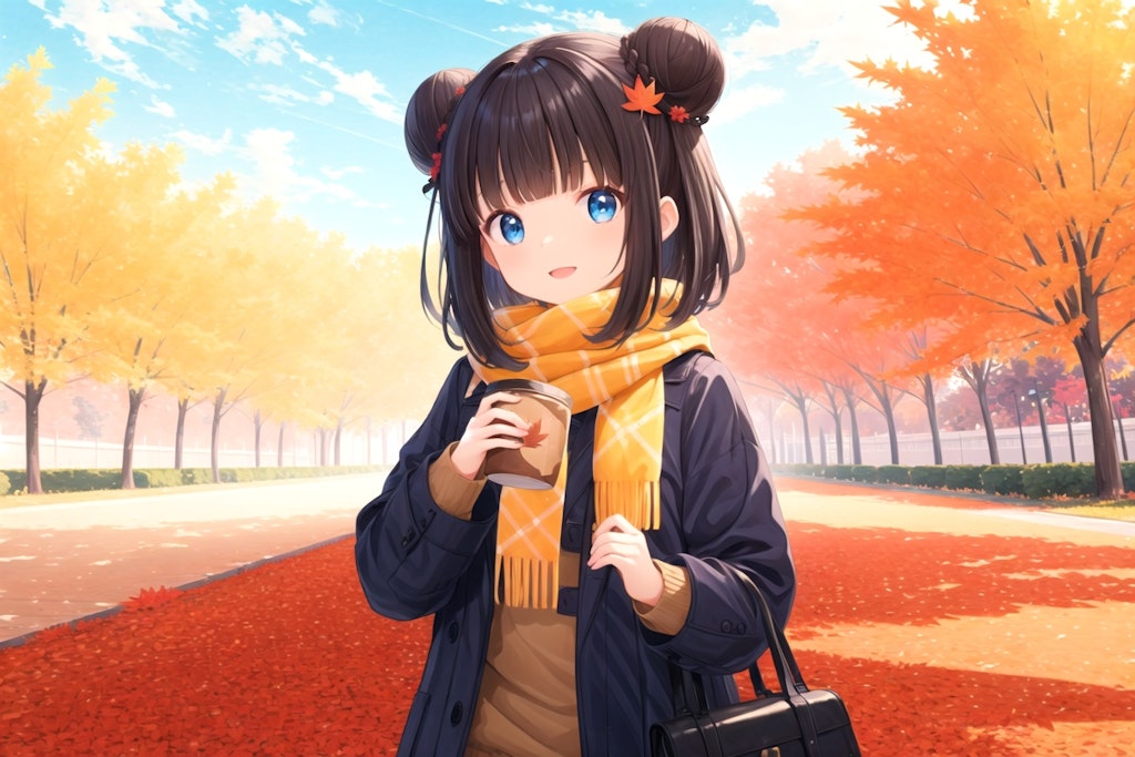 秋のおだんごちゃん🍡🍂🍁✨