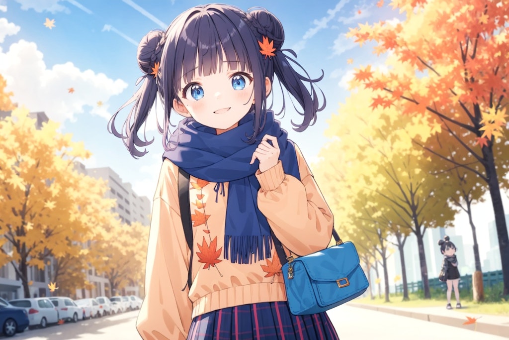 秋のおだんごちゃん🍡🍂🍁✨