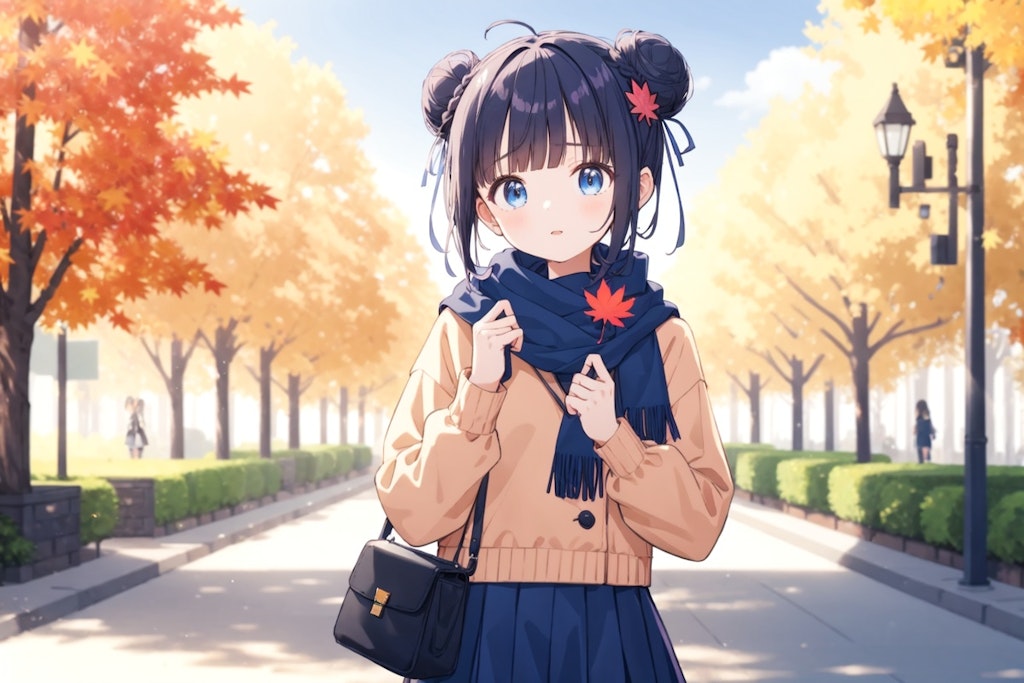 秋のおだんごちゃん🍡🍂🍁✨