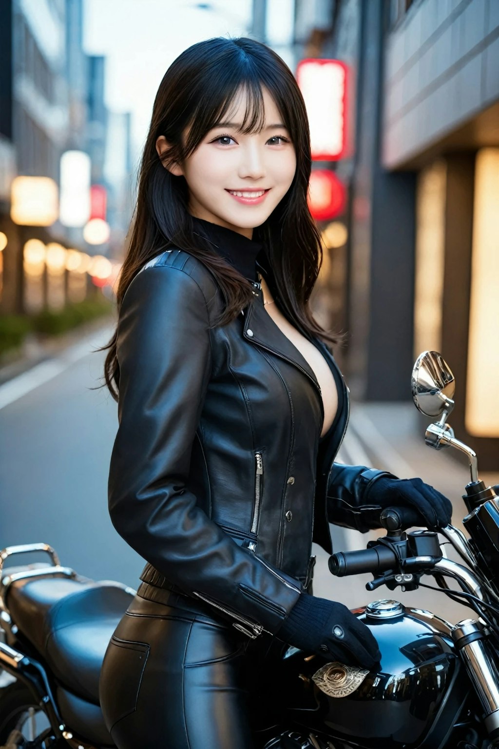 バイク女子