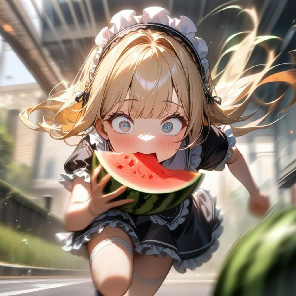 Heeeey!!!  wa-ter-melon maid!!!!