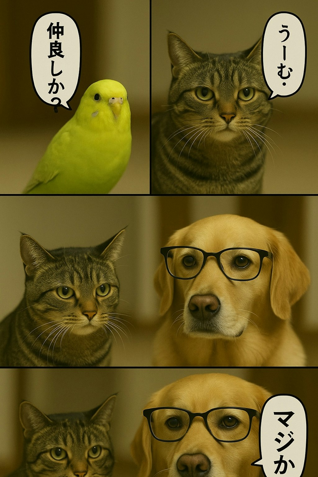いぬとねこといんこ21