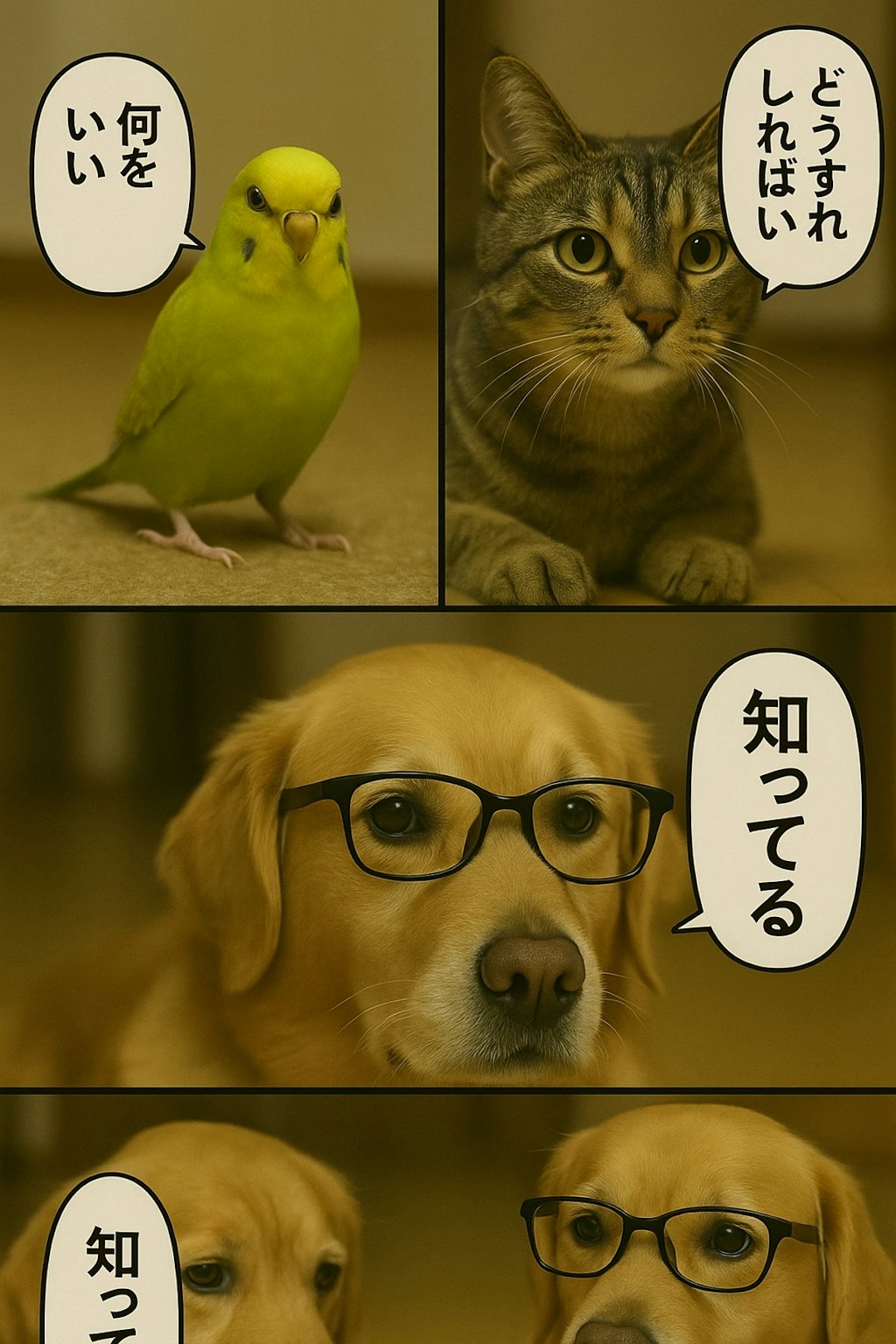 いぬとねこといんこ21