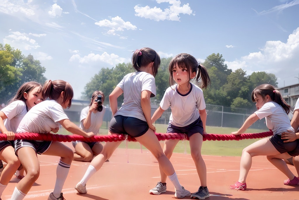 「絆」を感じる運動会