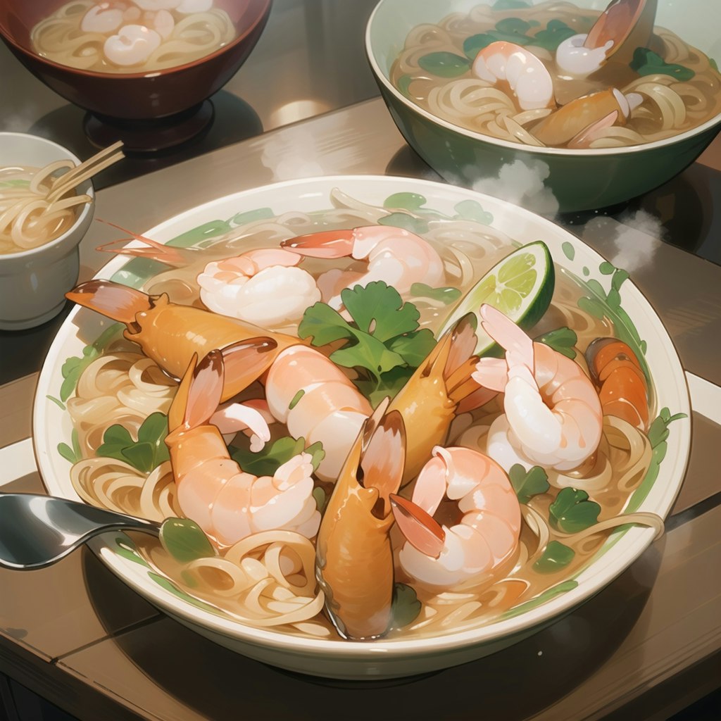 推し✨中島ちゃんと海鮮麺類