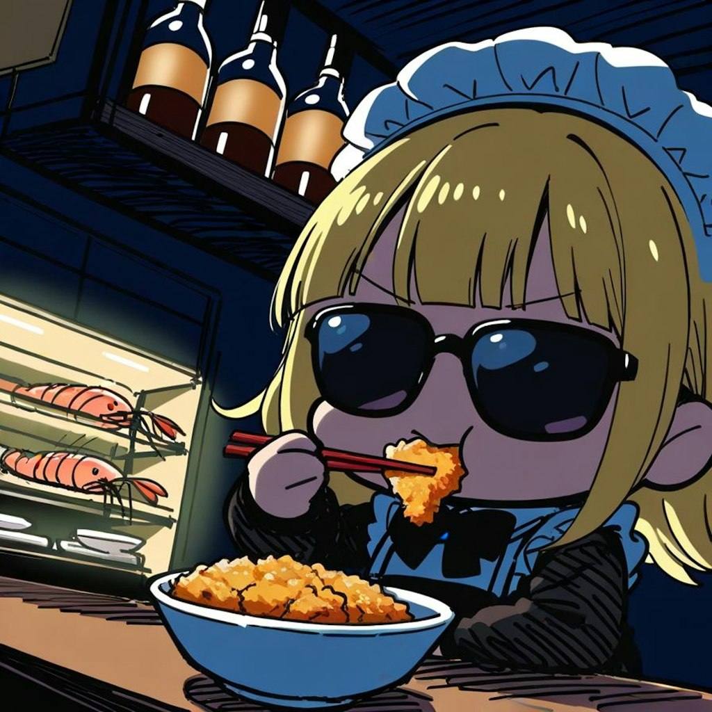 賄いスタイルでいただく摩訶不思議食堂メニュー🍝🍤✨✨