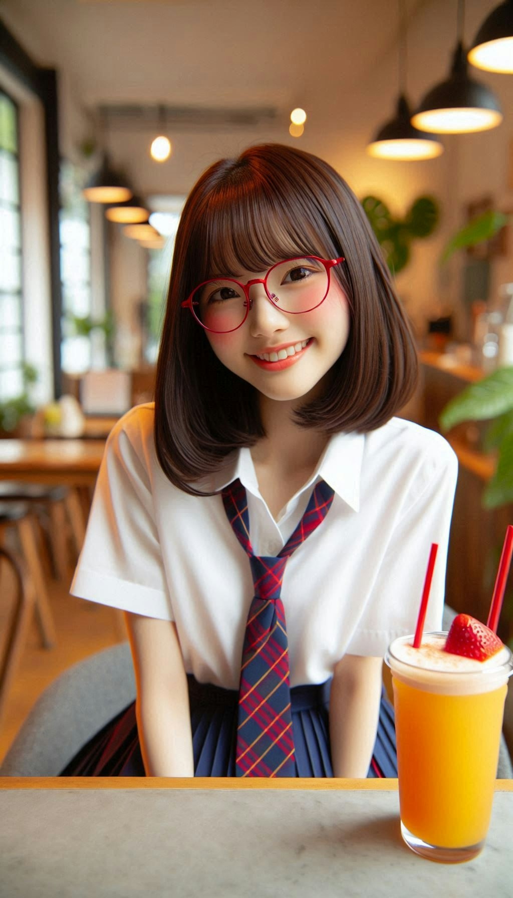 眼鏡女子 楓のトロピカルカフェ