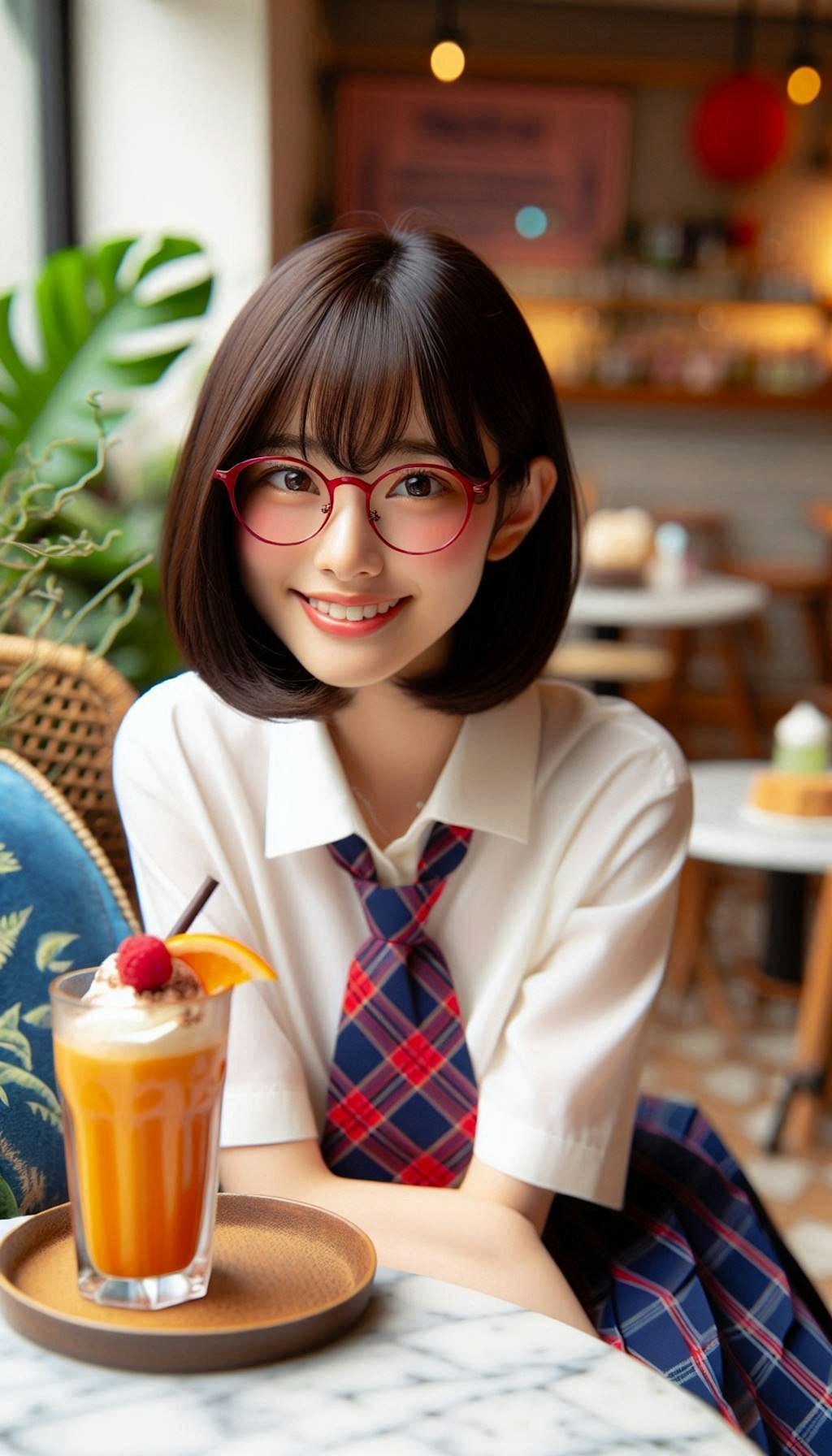 眼鏡女子 楓のトロピカルカフェ