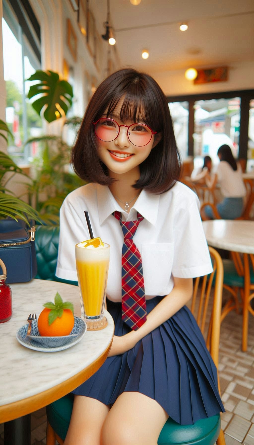 眼鏡女子 楓のトロピカルカフェ