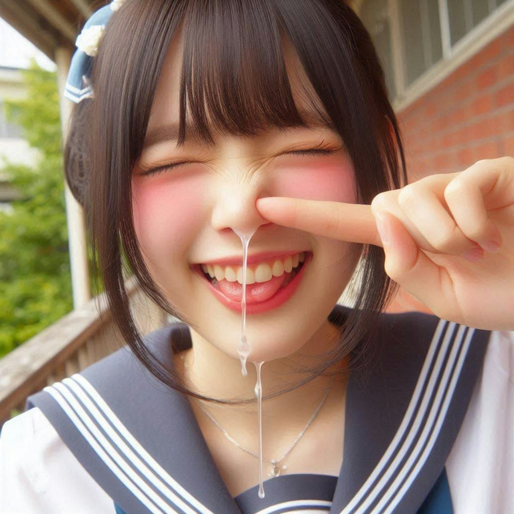 鼻からザーメン #3