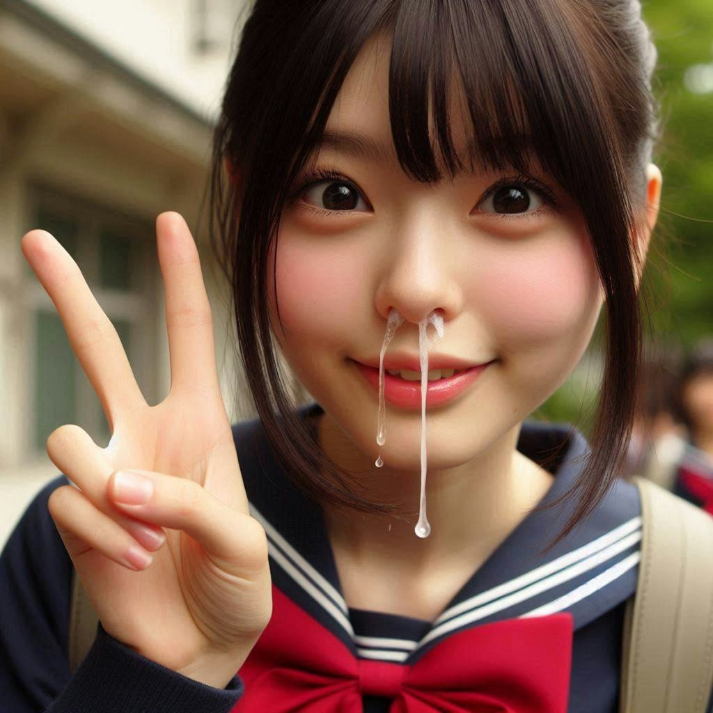 鼻からザーメン #3