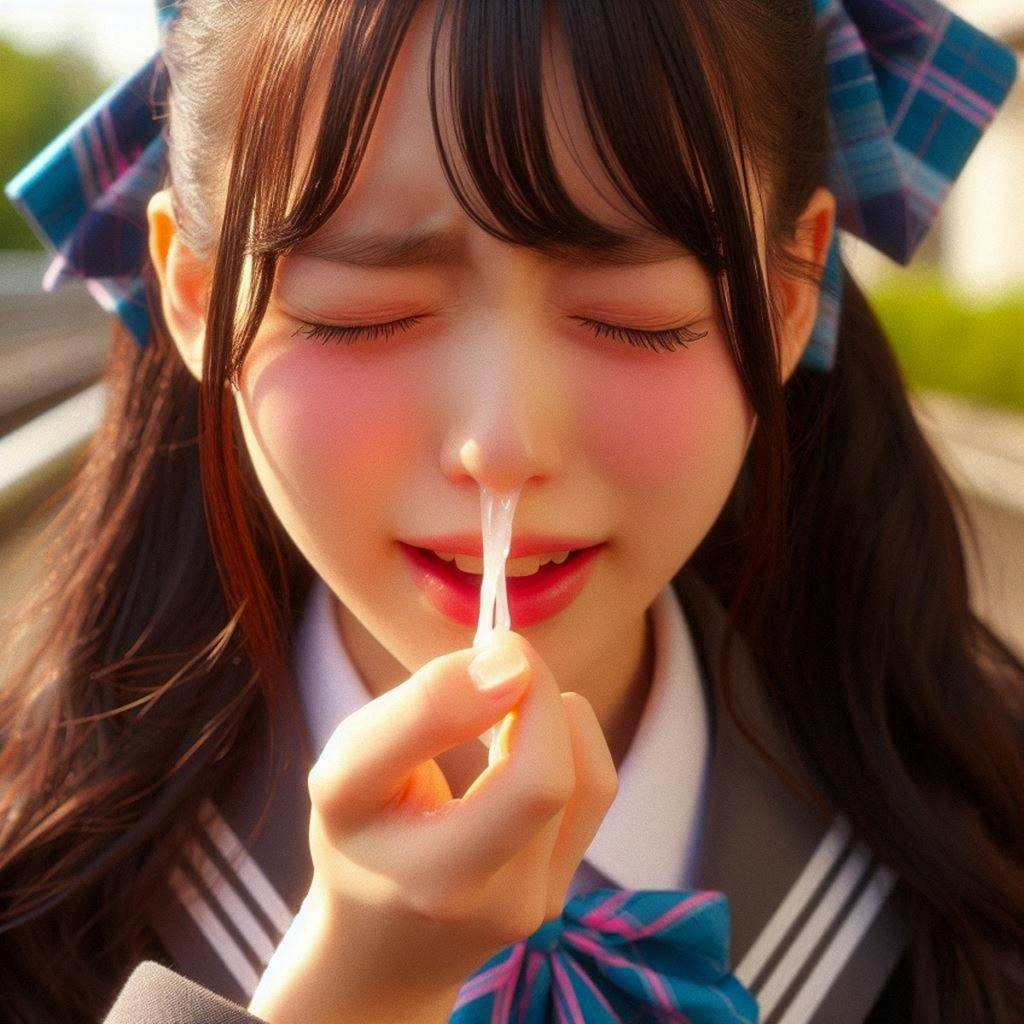 鼻からザーメン #3