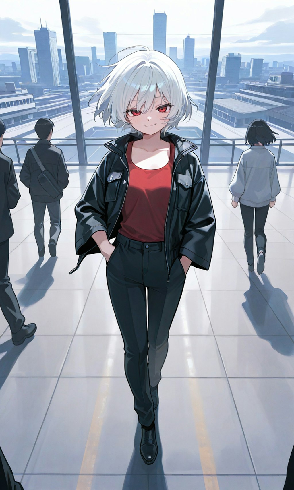 カッコよくエンディングに入るうちの子