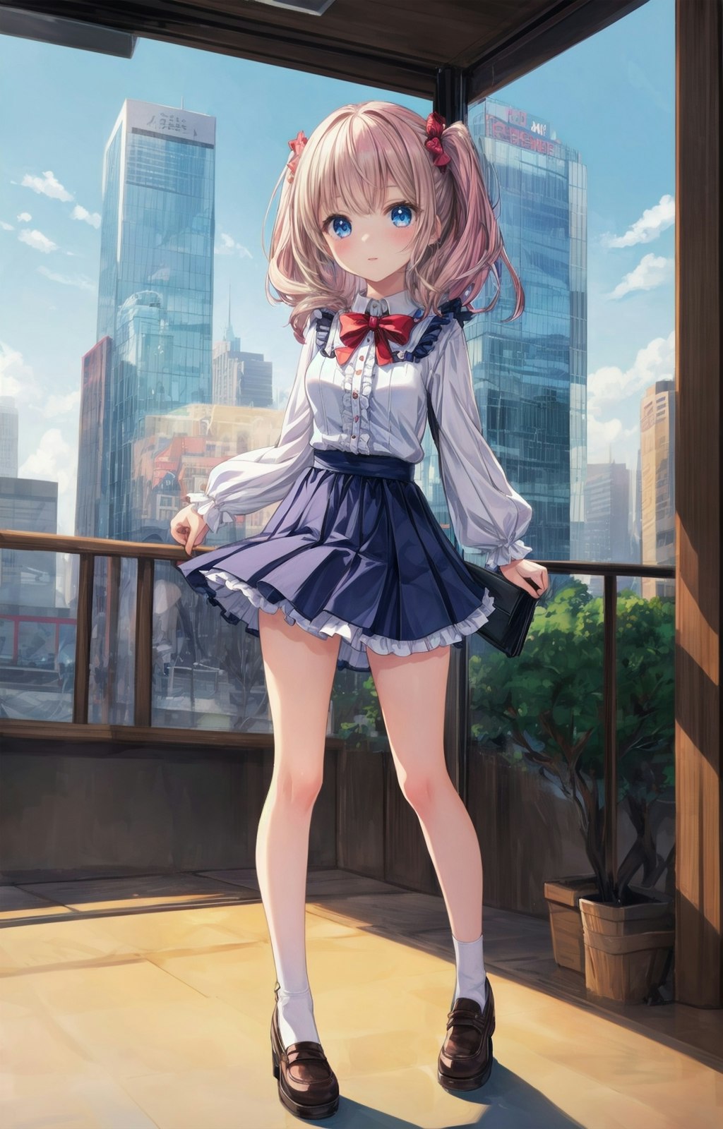 都会の女の子 city girl