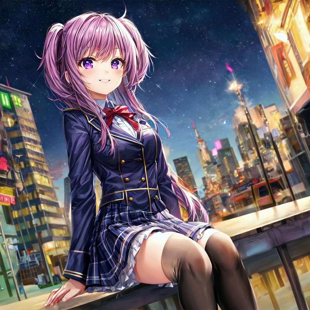 都会の女の子 city girl