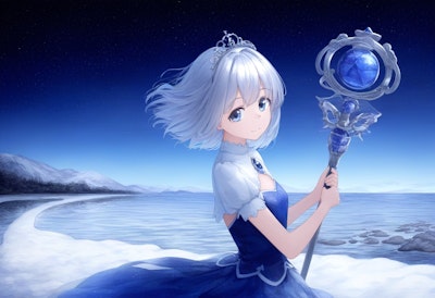 星と雪の魔法少女
