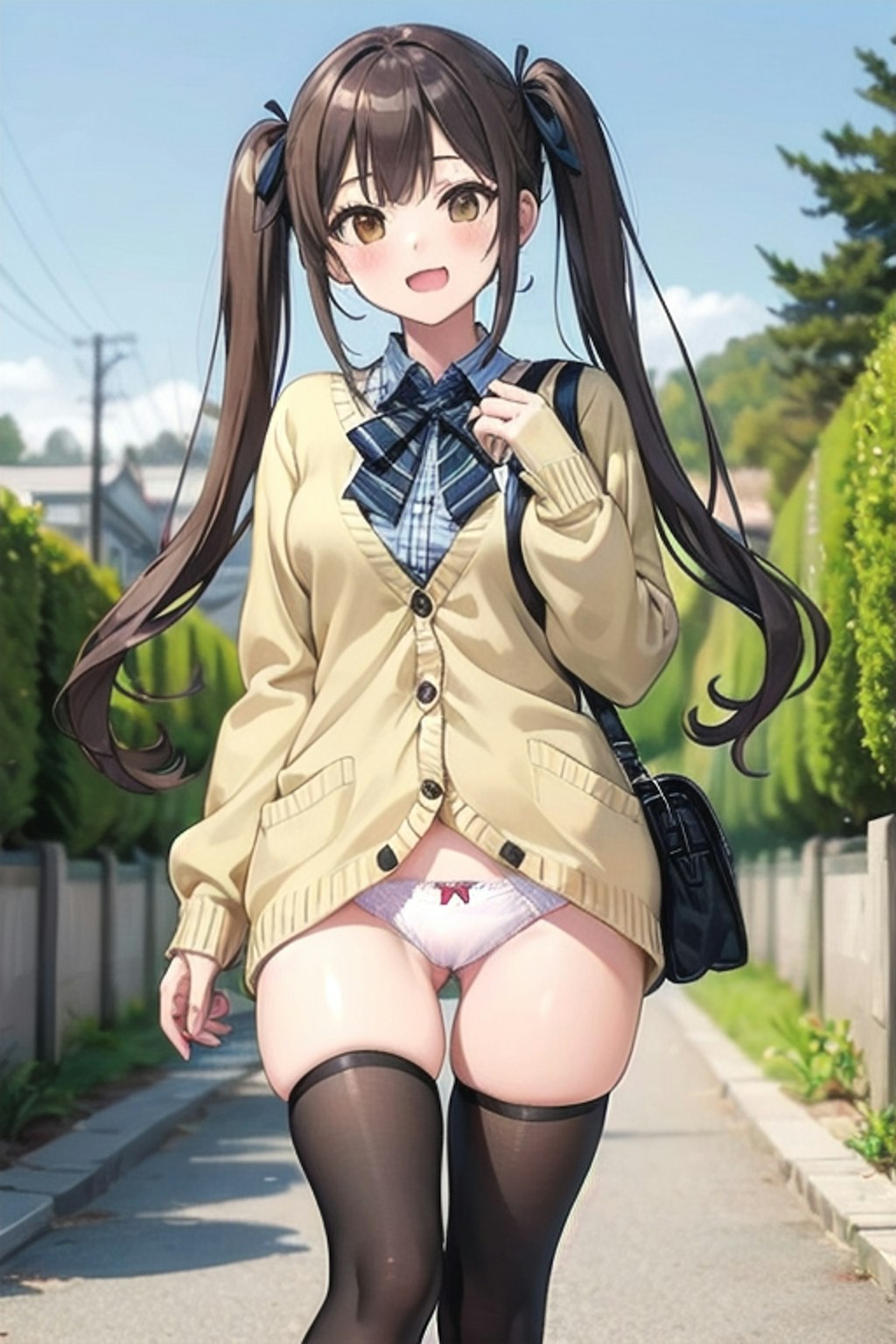 School twintails girl