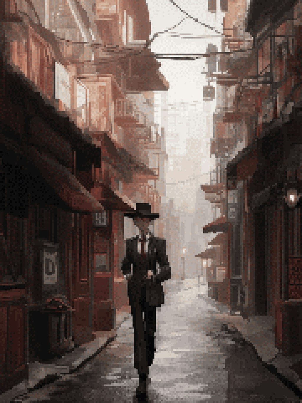 Gentleman in Alley