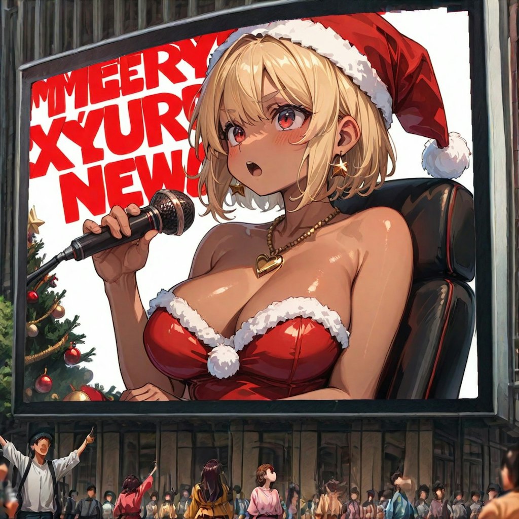 ニュース速報です。クリスマスは中止になりました。