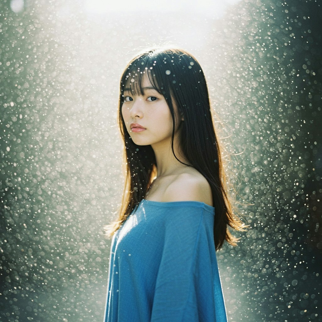 儚い影が見たこともない姿に映り、空気が静かに揺らめく。