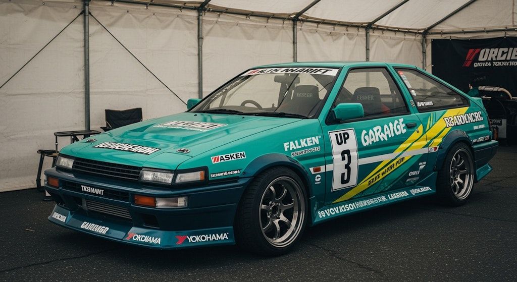 AE86のドリ車