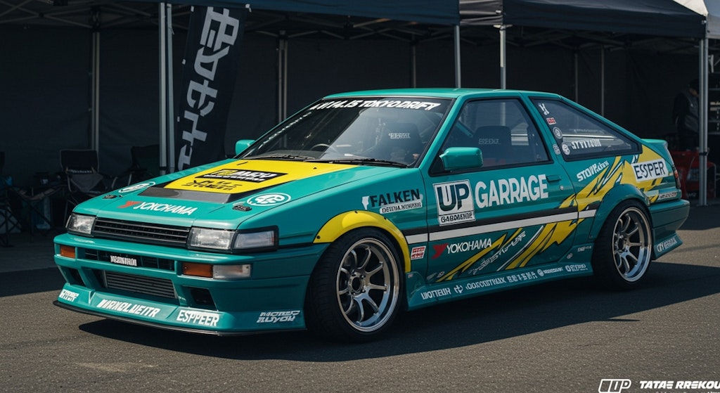 AE86のドリ車