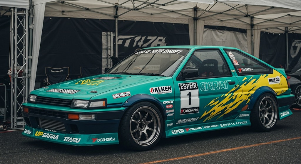 AE86のドリ車