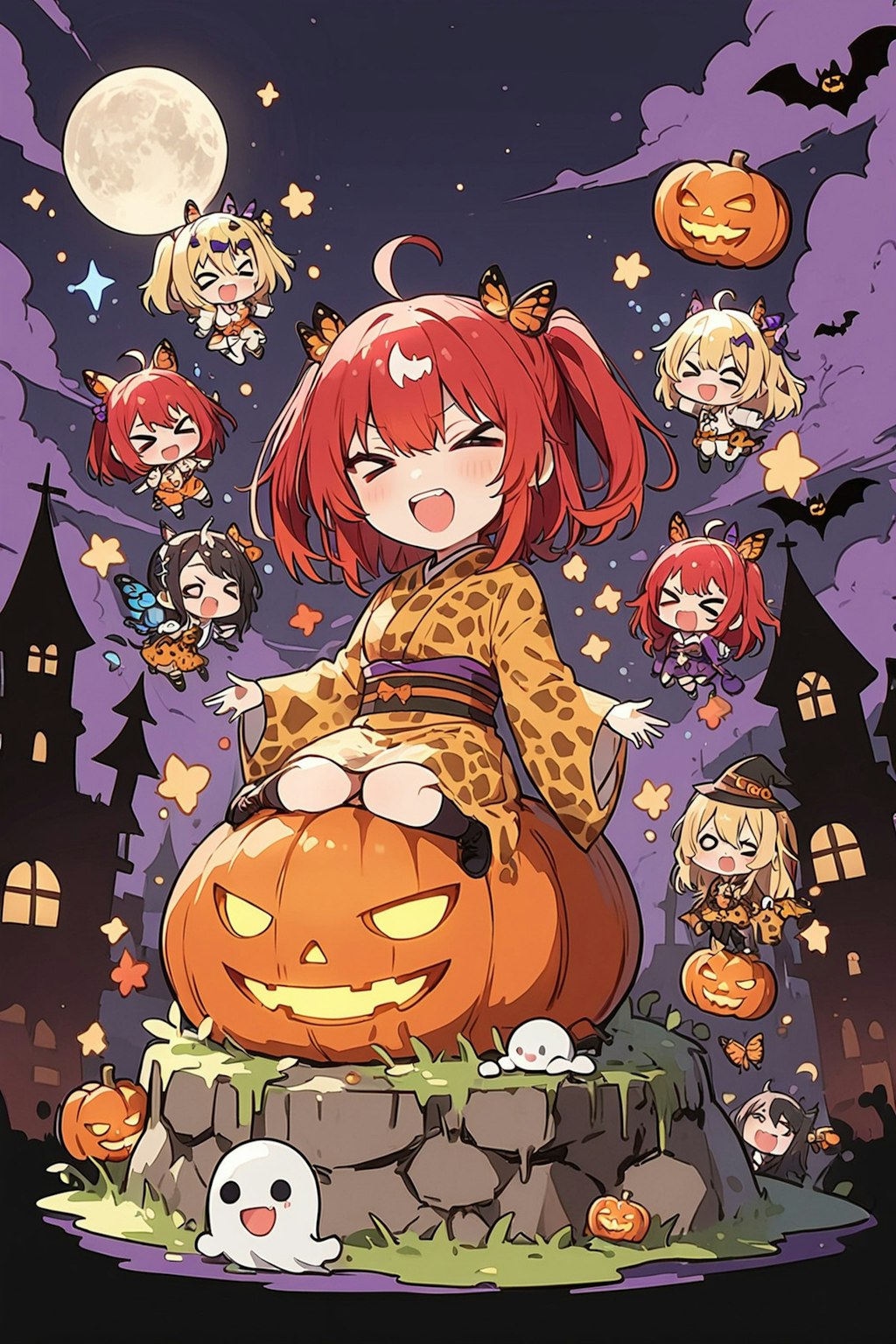 赤髪ちゃんのハロウィン