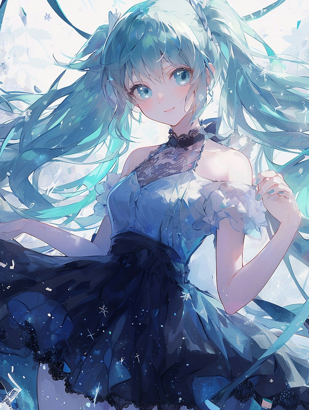 透明感を感じる初音ミクさん