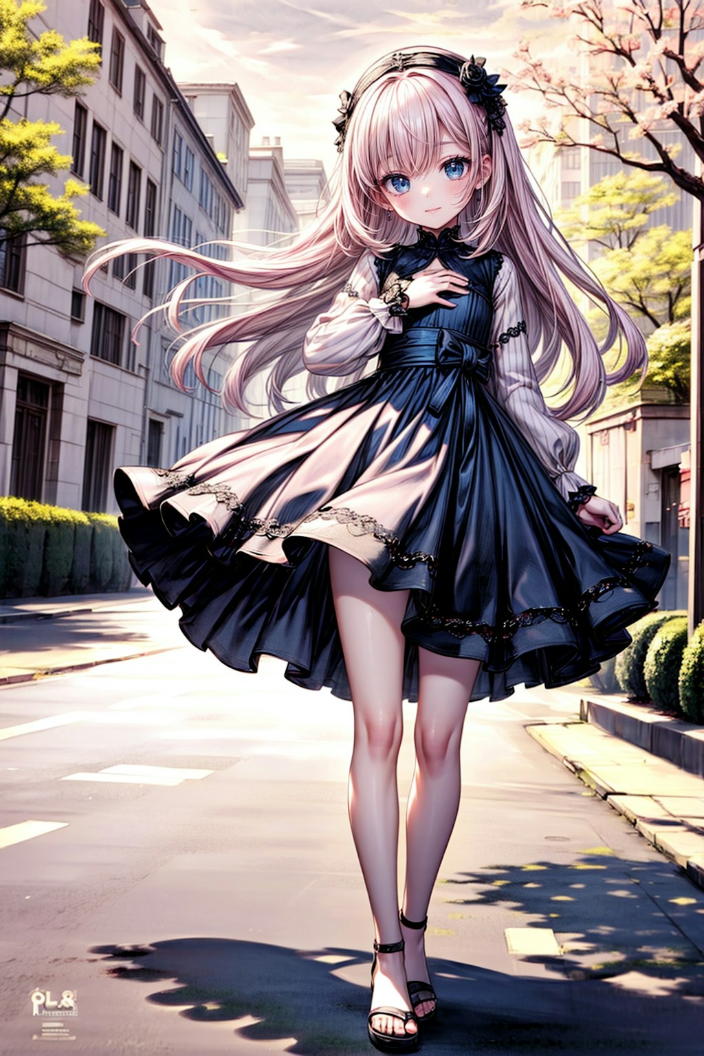 ワンピースの女の子 Girl in a dress