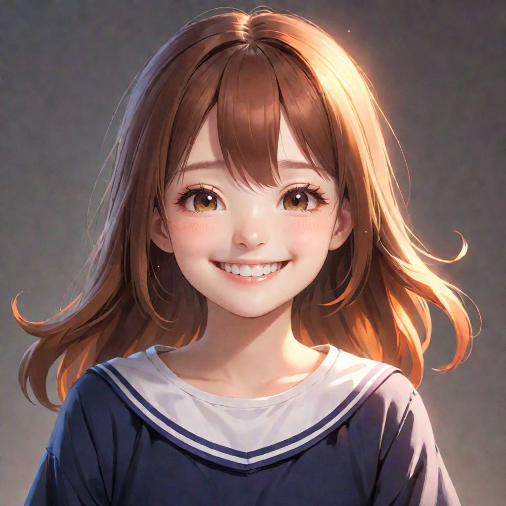 笑顔の女の子